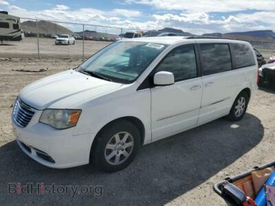 2011 Chrysler MINIVAN Touring, белый — VIN 2A4RR5DG0BR694533, Copart