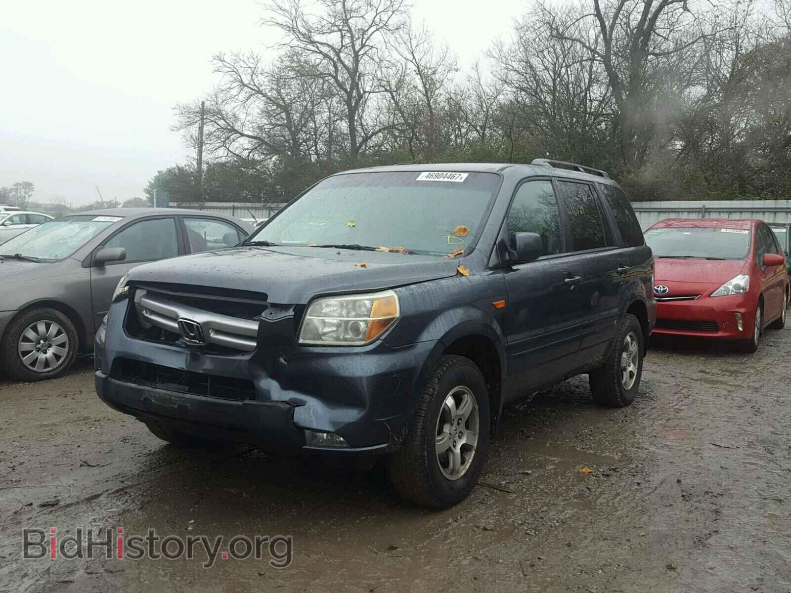 2006 HONDA PILOT - VIN: 2HKYF18456H558100 - Фото 2