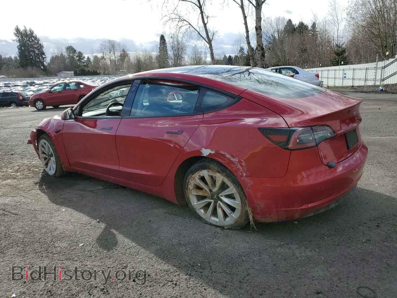 2022 TESLA MODEL 3 - VIN: 5YJ3E1EA7NF371302 - Фото 2