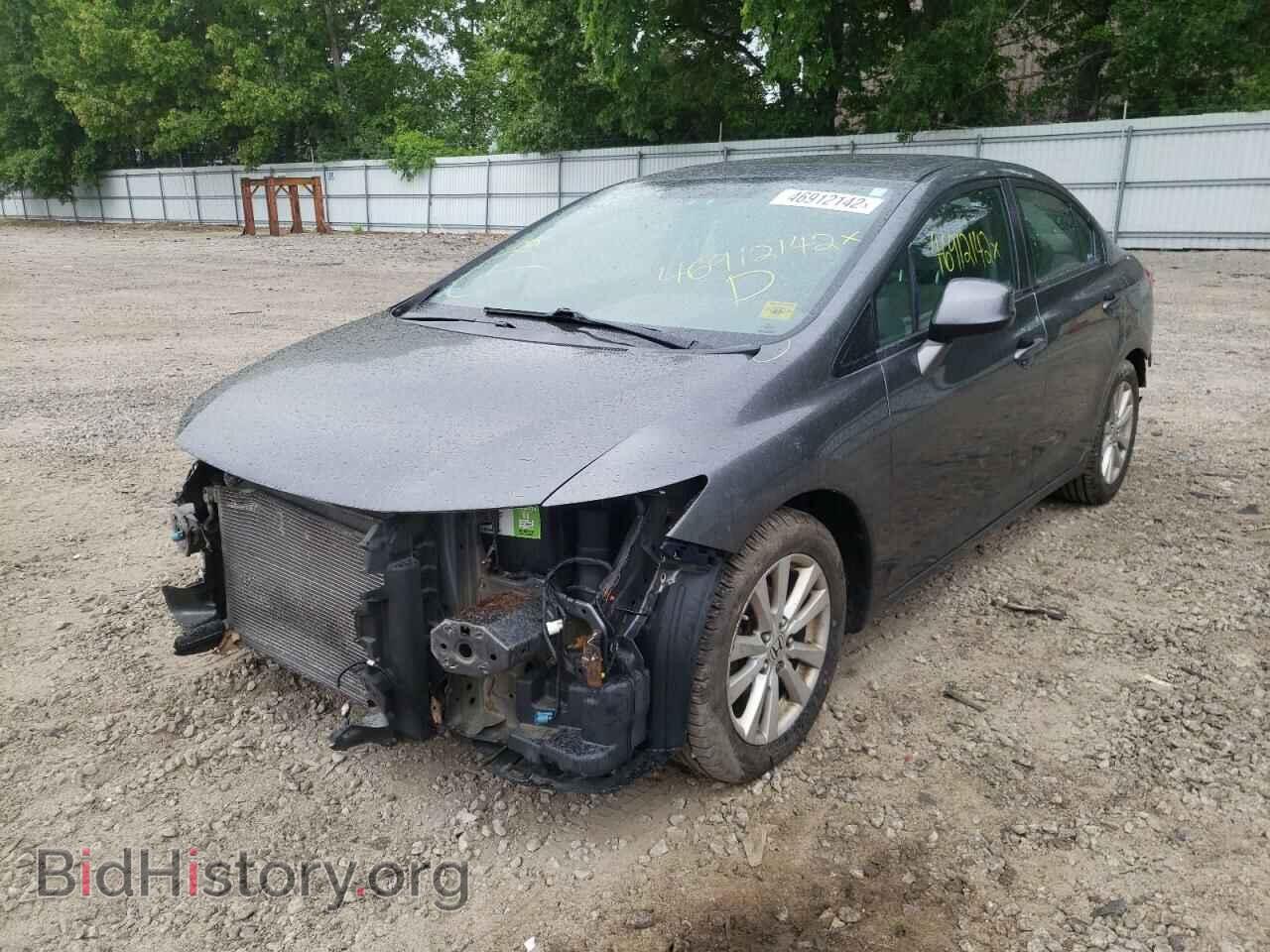 2012 HONDA CIVIC - VIN: 2HGFB2F83CH553465 - Фото 2