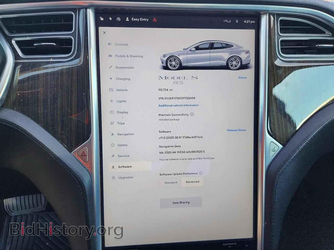2013 TESLA MODEL S - VIN: 5YJSA1CN2DFP22449 - Photo 9
