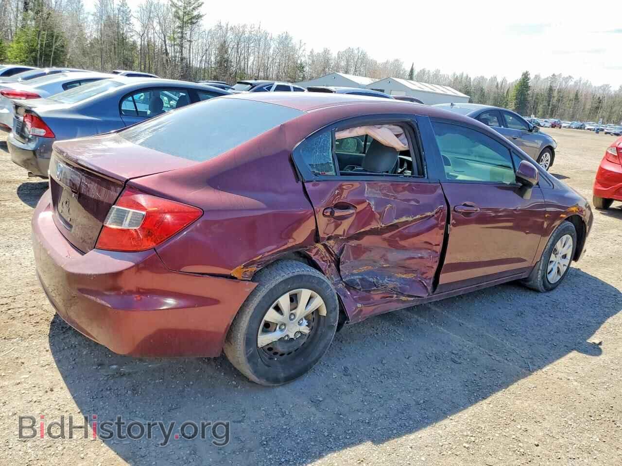 2012 HONDA CIVIC - VIN: 2HGFB2F45CH048184 - Фото 3