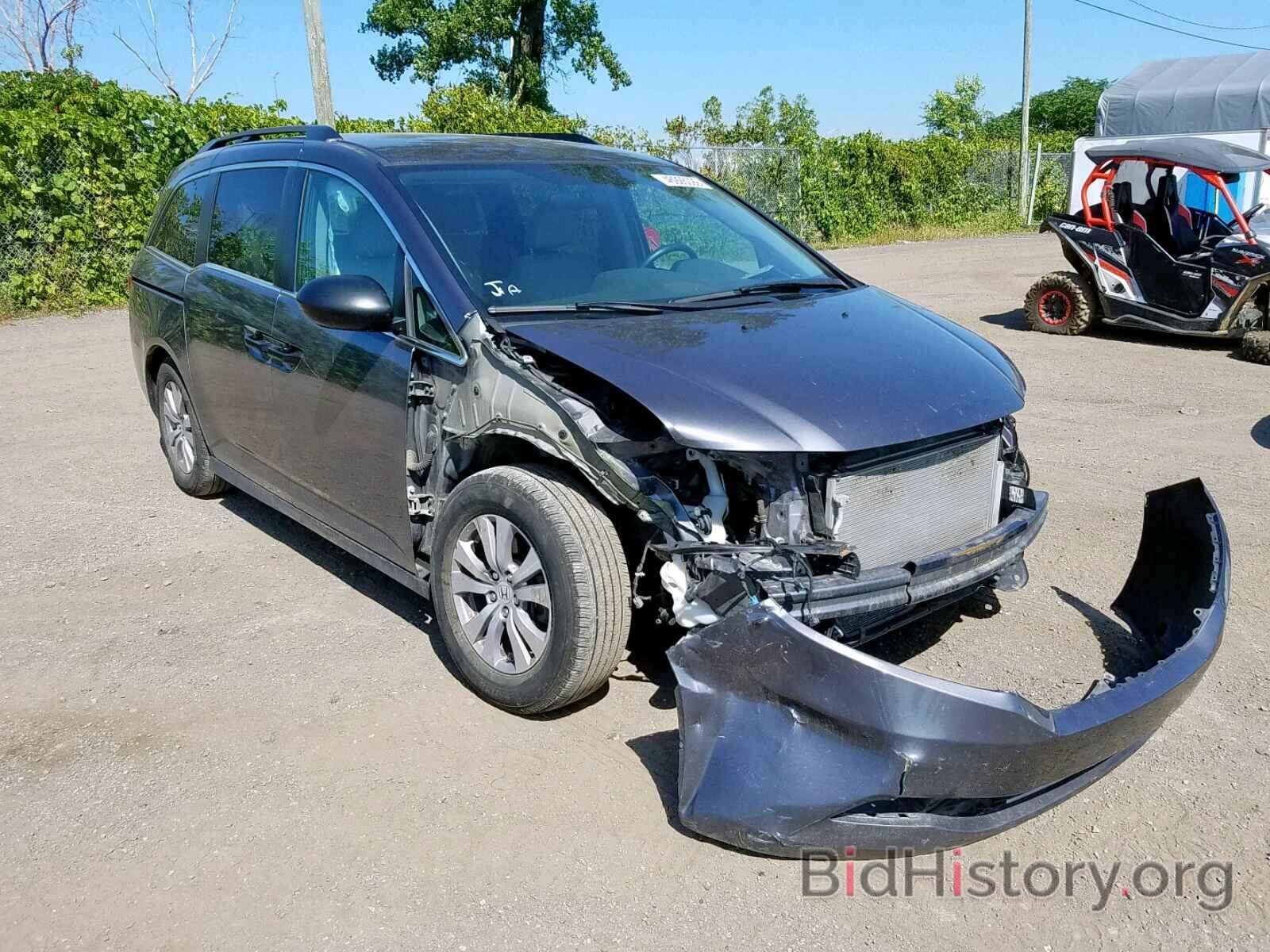 Фотография 5FNRL5H32GB509299 - HONDA ODYSSEY SE 2016