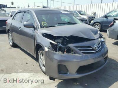 2013 Toyota COROLLA BA, серый — VIN 5YFBU4EE3DP136403, Copart