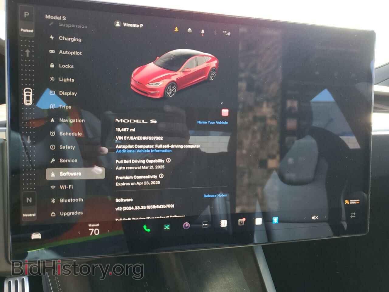 2024 TESLA MODEL S - VIN: 5YJSA1E51RF537362 - Photo 9
