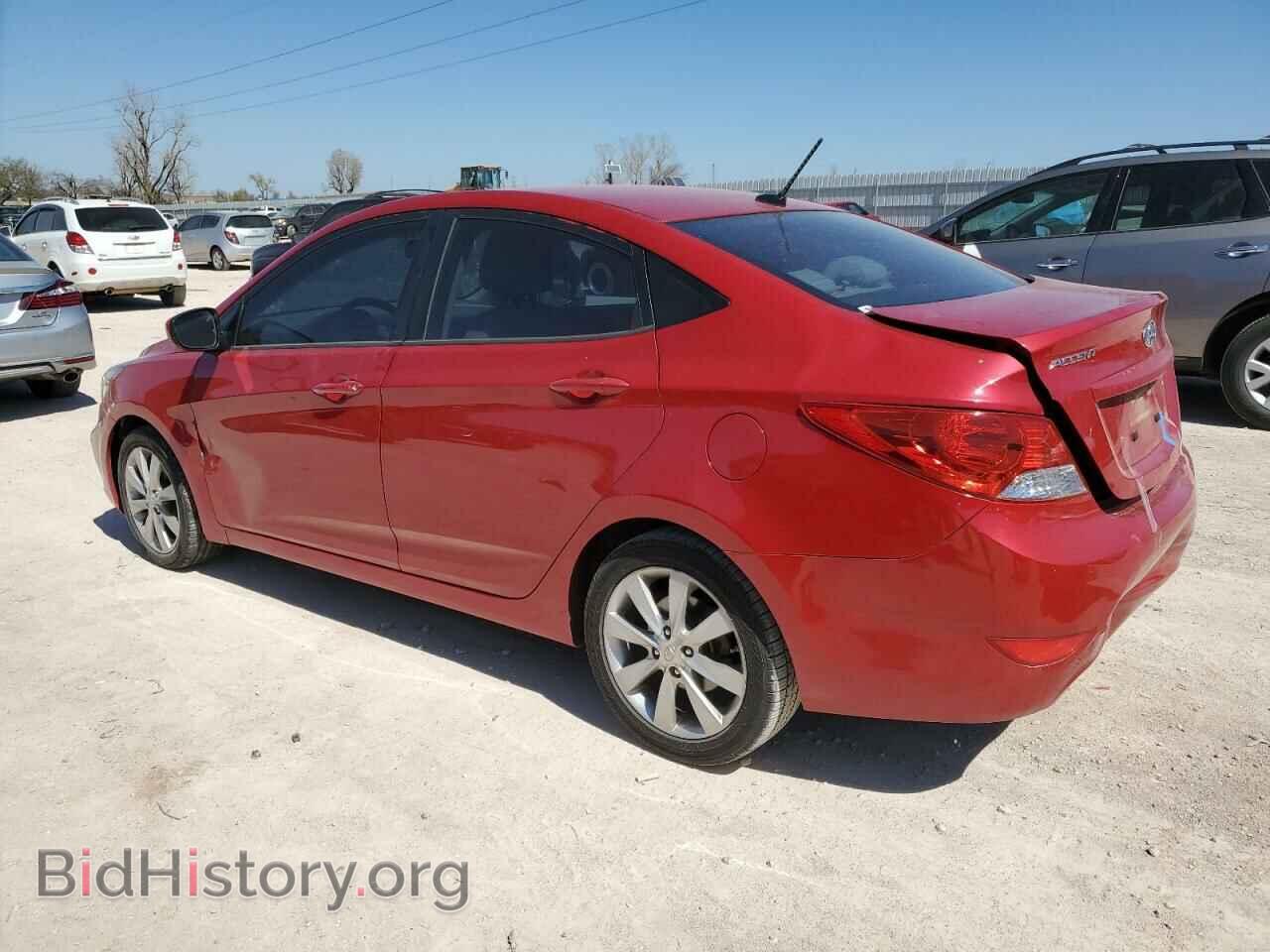2013 HYUNDAI ACCENT - VIN: KMHCU4AE3DU490317 - Фото 2