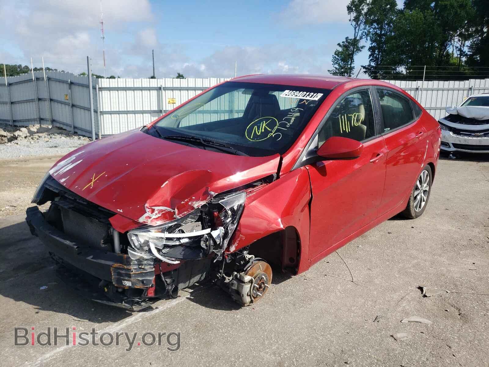 2017 HYUNDAI ACCENT - VIN: KMHCT4AE2HU372249 - Фото 2