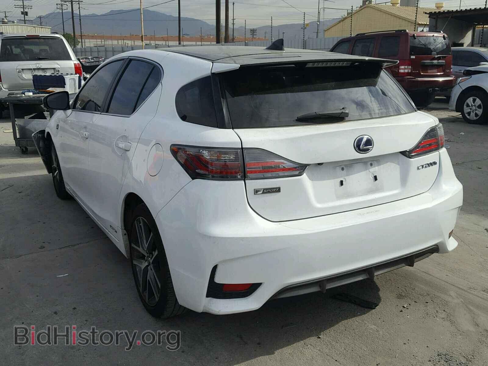 2016 LEXUS CT 200 - VIN: JTHKD5BH0G2258089 - Фото 3