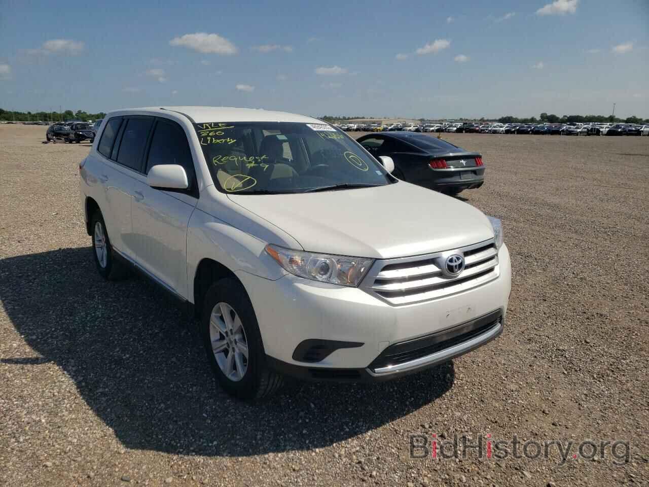 Фотография 5TDZK3EH7DS142656 - TOYOTA HIGHLANDER 2013