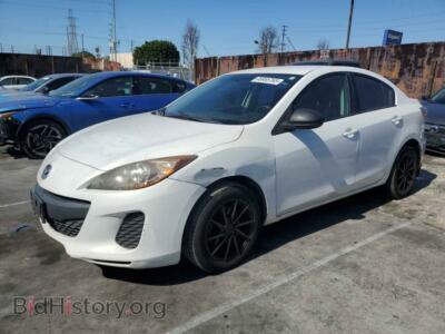 2013 Mazda 3 I, белый — VIN JM1BL1UP2D1748472, Copart