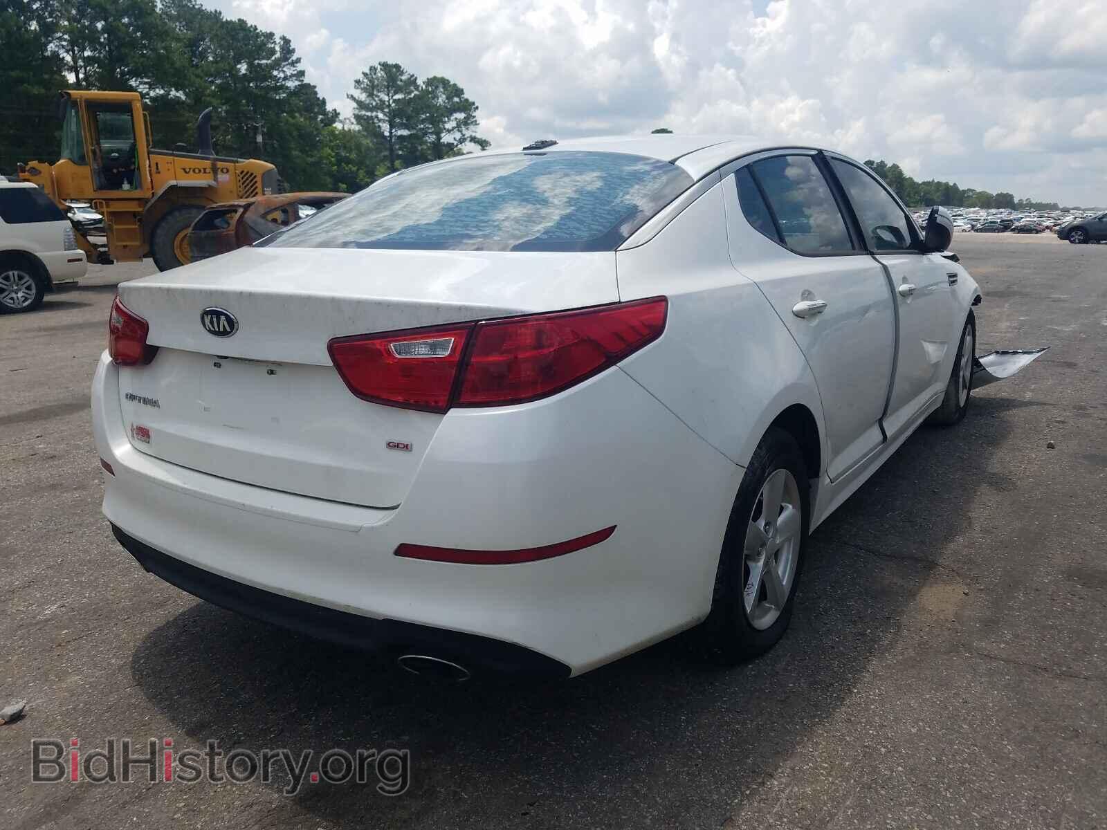 2015 KIA OPTIMA - VIN: KNAGM4A77F5550052 - Фото 4