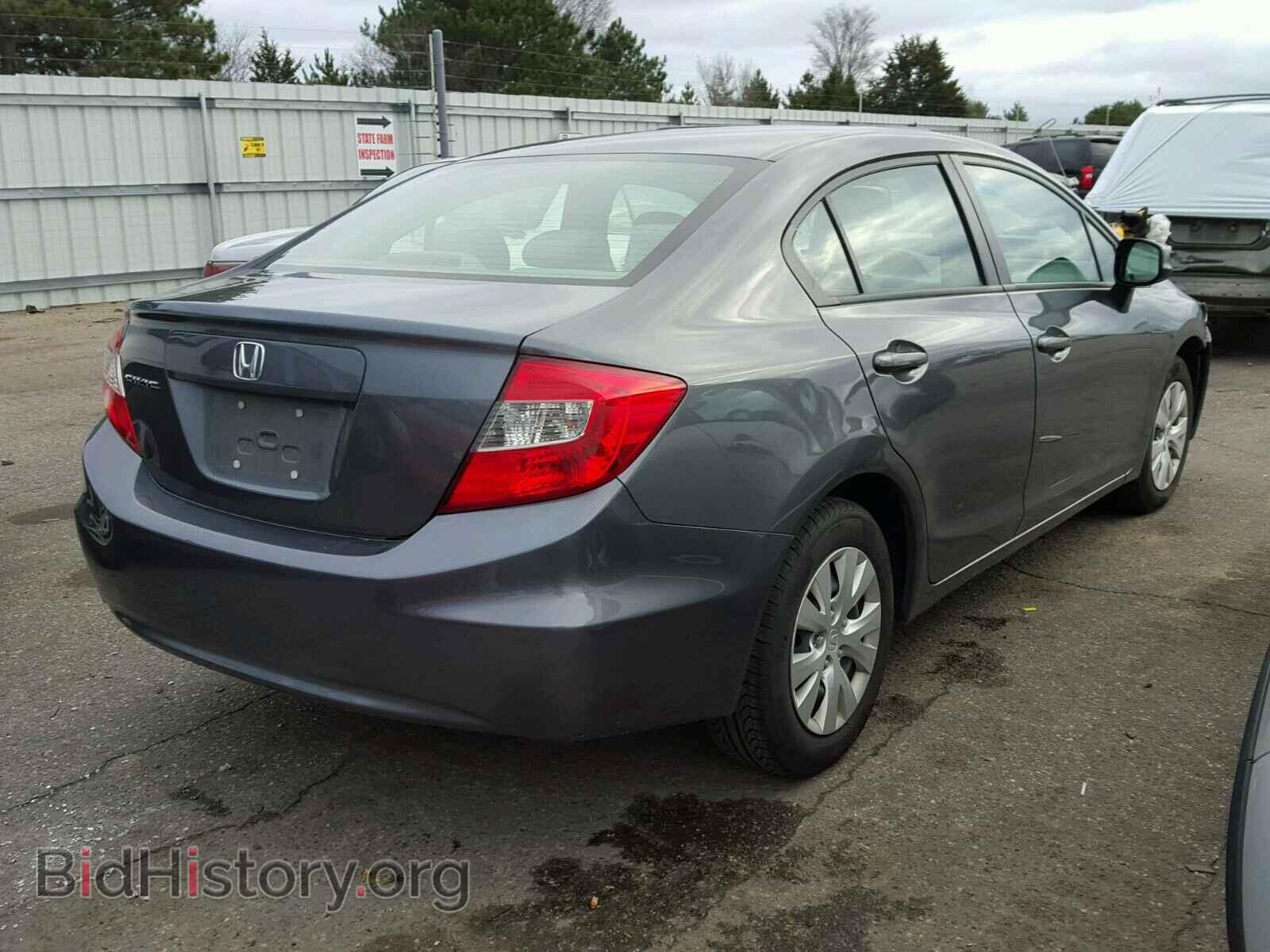 2012 HONDA CIVIC - VIN: 19XFB2F57CE009616 - Фото 4
