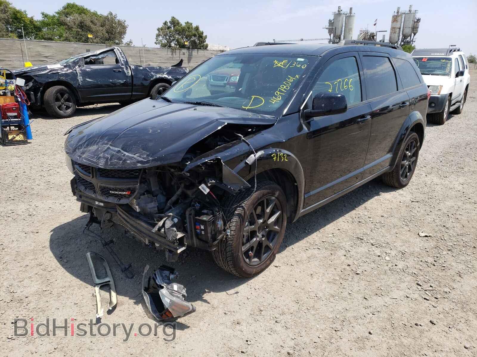 2016 DODGE JOURNEY - VIN: 3C4PDCBB7GT112343 - Фото 2