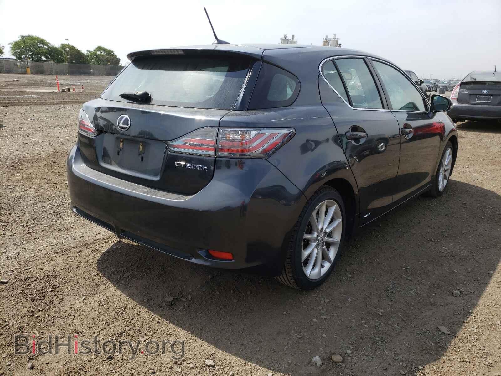 2011 LEXUS CT 200 - VIN: JTHKD5BH5B2016701 - Фото 4
