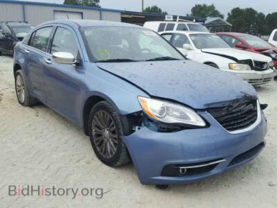 2011 Chrysler 200 200 Limite, blue — VIN 1C3BC2FBXBN580422, Copart