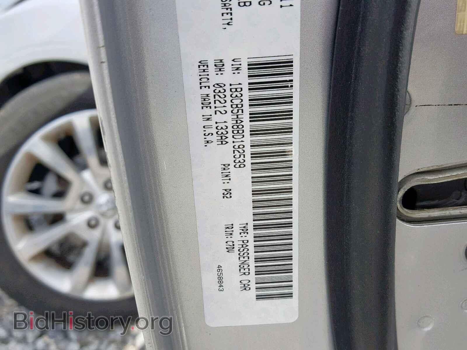 2011 DODGE CALIBER - VIN: 1B3CB5HA8BD192539 - Photo 10