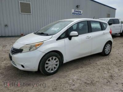 2014 Nissan VERSA S, белый — VIN 3N1CE2CPXEL415214, Copart