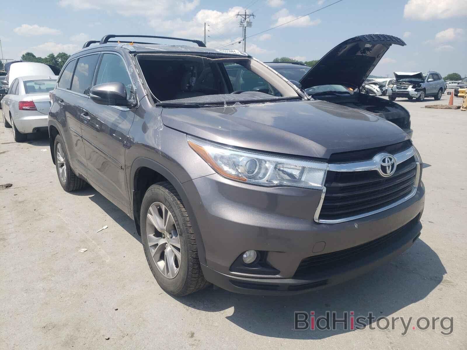 Photo 5TDKKRFH7FS057791 - TOYOTA HIGHLANDER 2015