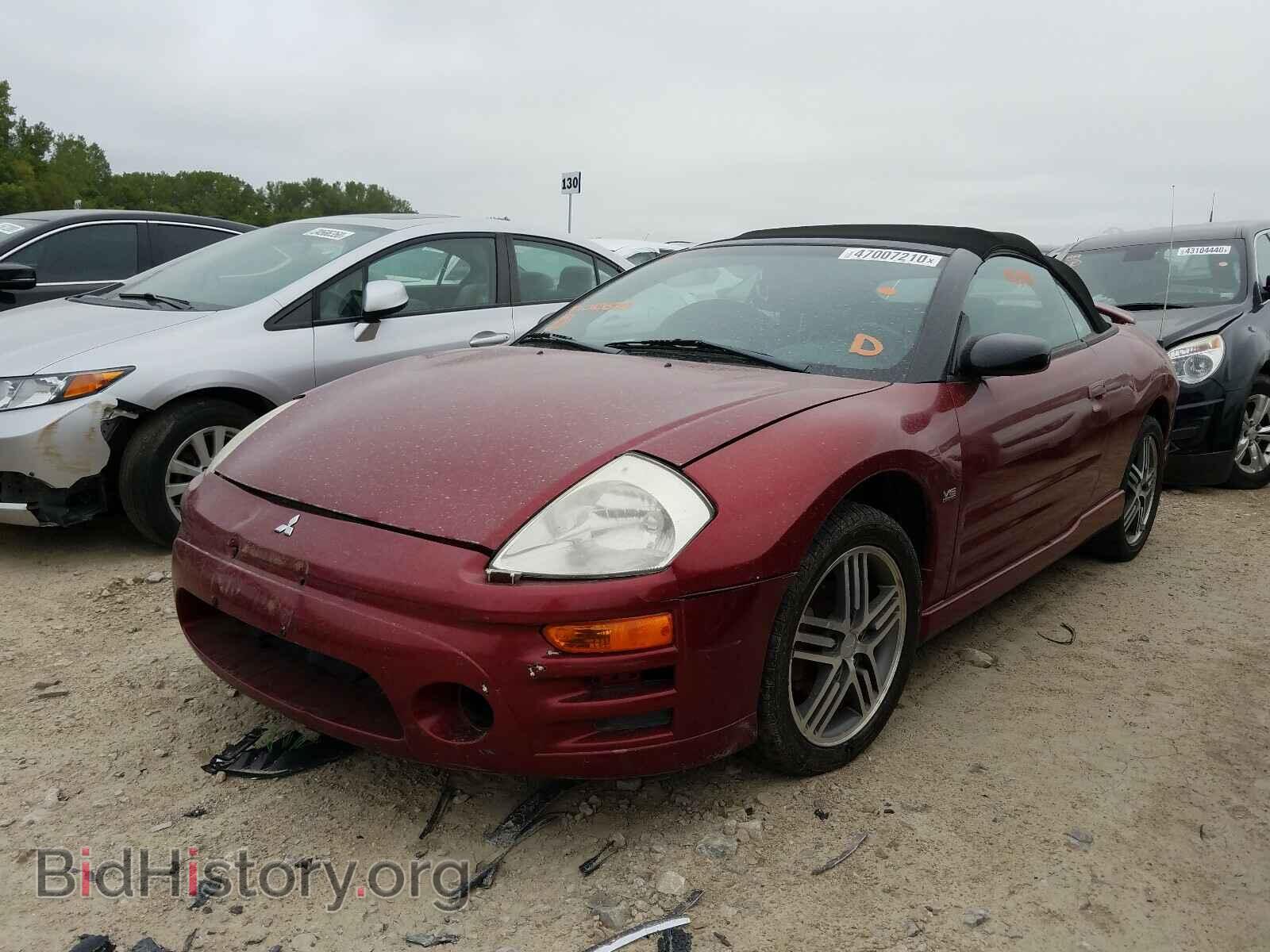 2003 MITSUBISHI ECLIPSE - VIN: 4A3AE75H83E010678 - Фото 2