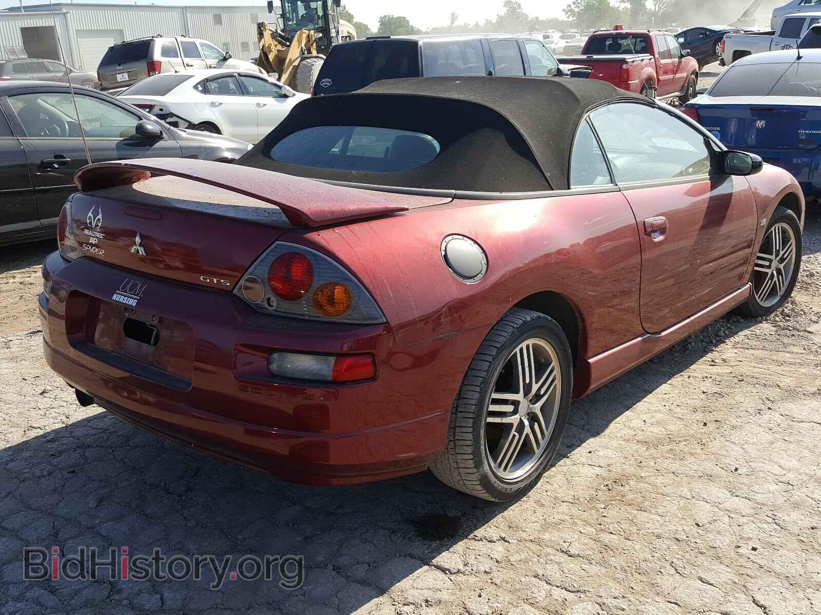 2003 MITSUBISHI ECLIPSE - VIN: 4A3AE75H83E010678 - Фото 4