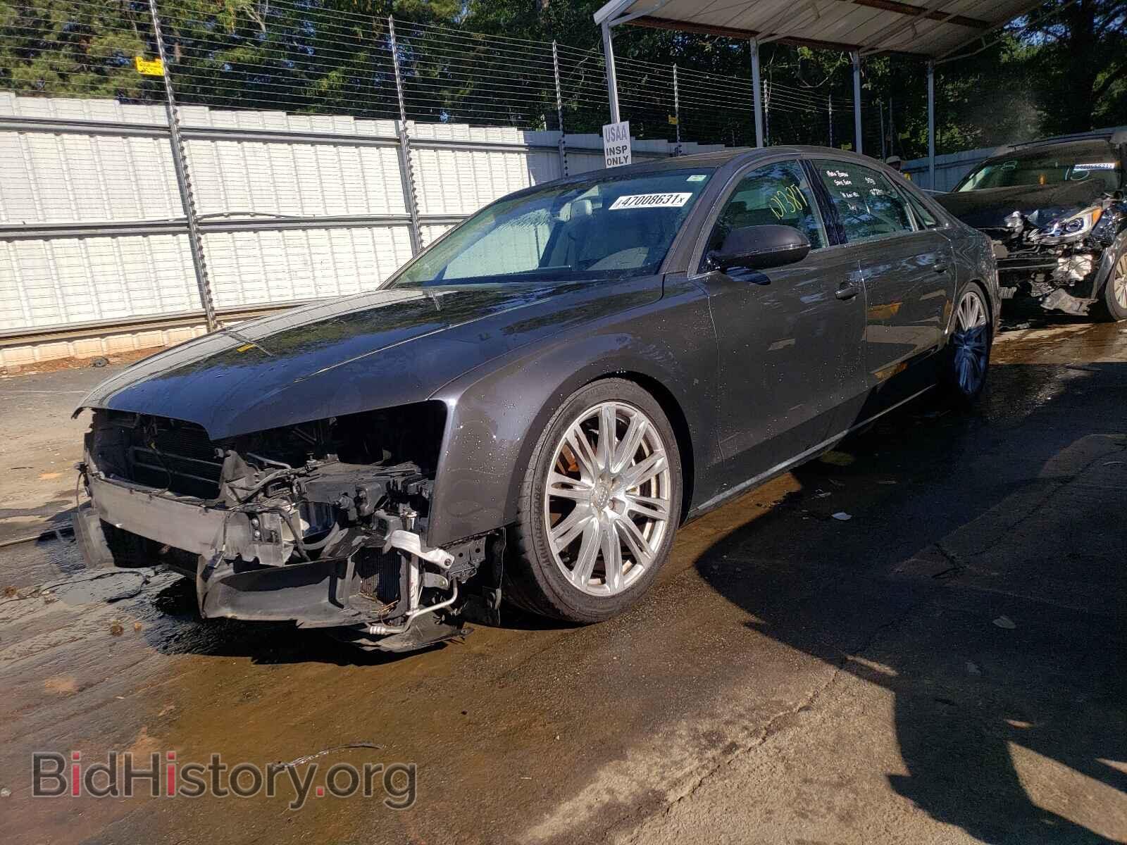 2014 AUDI A8 - VIN: WAURGAFD8EN008115 - Фото 2