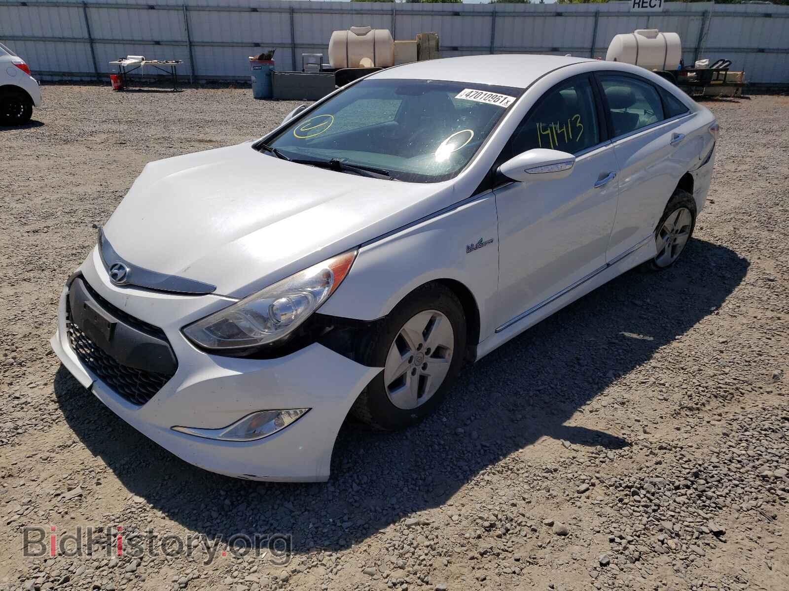 2012 HYUNDAI SONATA - VIN: KMHEC4A43CA030741 - Фото 2
