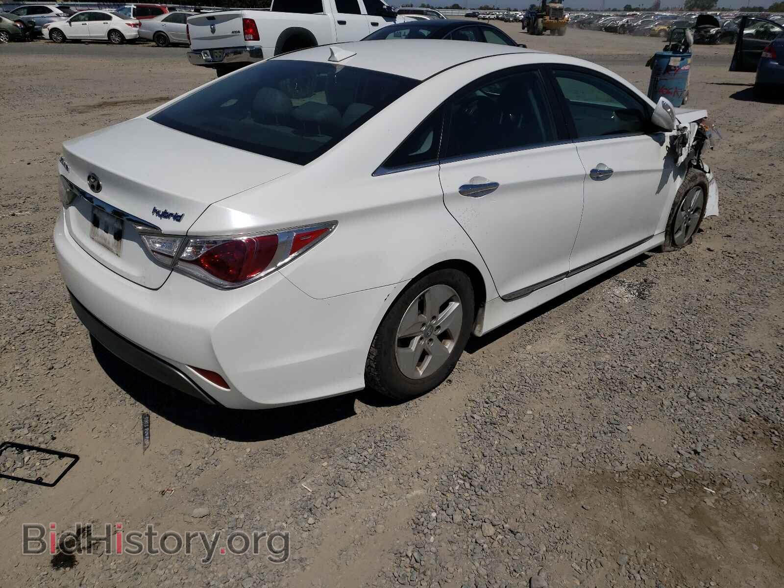 2012 HYUNDAI SONATA - VIN: KMHEC4A43CA030741 - Фото 4