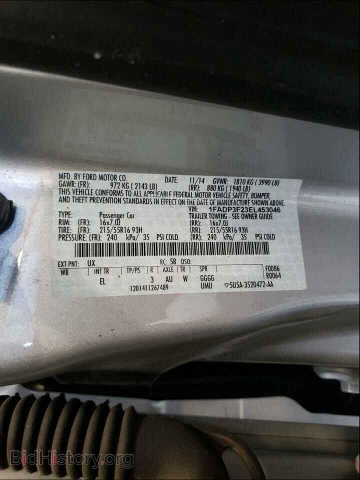 2014 FORD FOCUS - VIN: 1FADP3F23EL453046 - Photo 10