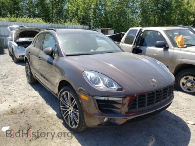 2017 Porsche MACAN Macan S, коричневый — VIN WP1AB2A56HLB21189, Copart