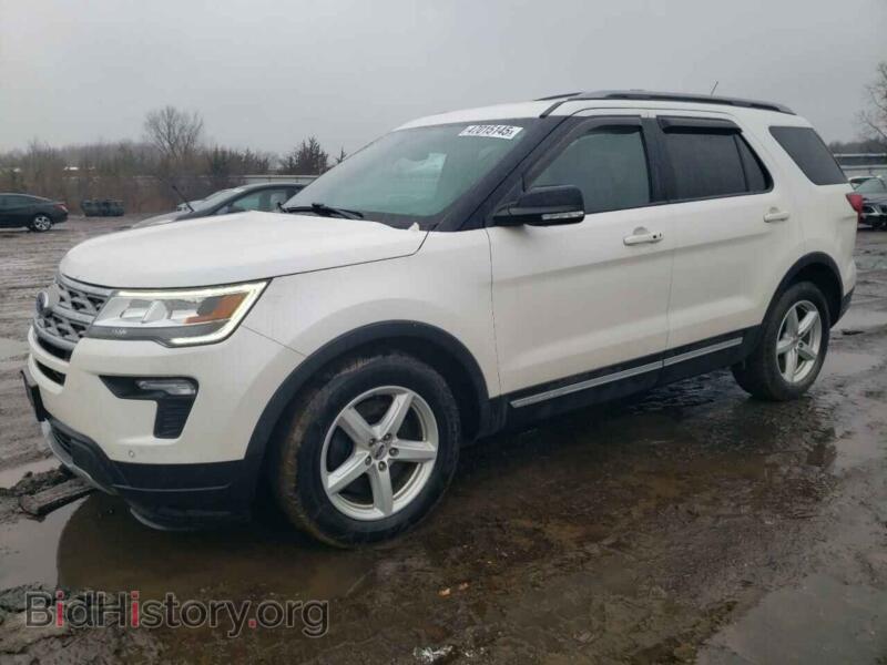 2018 Ford EXPLORER XLT (VIN 1FM5K7D85JGB64034) — фото 1 из 16, Copart, повреждение: бок