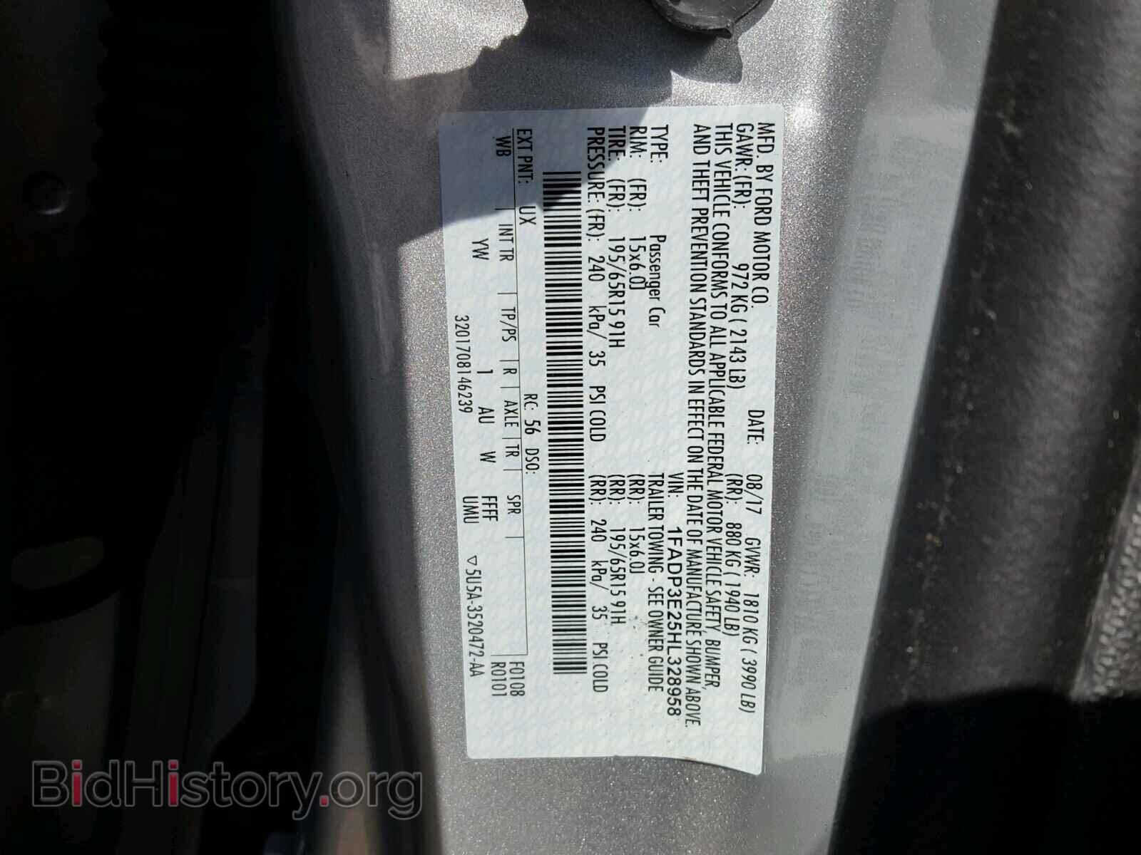 2017 FORD FOCUS - VIN: 1FADP3E25HL328958 - Photo 10