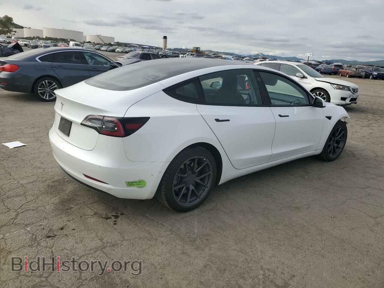 2022 TESLA MODEL 3 - VIN: 5YJ3E1EA0NF160989 - Фото 3