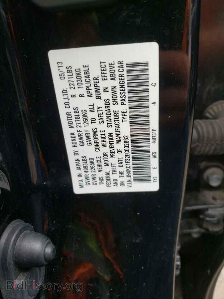 2014 ACURA RLX - VIN: JH4KC1F32EC002862 - Фото 10