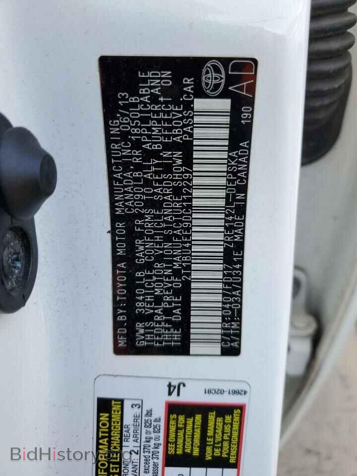 2013 TOYOTA COROLLA - VIN: 2T1BU4EE9DC112297 - Фото 13
