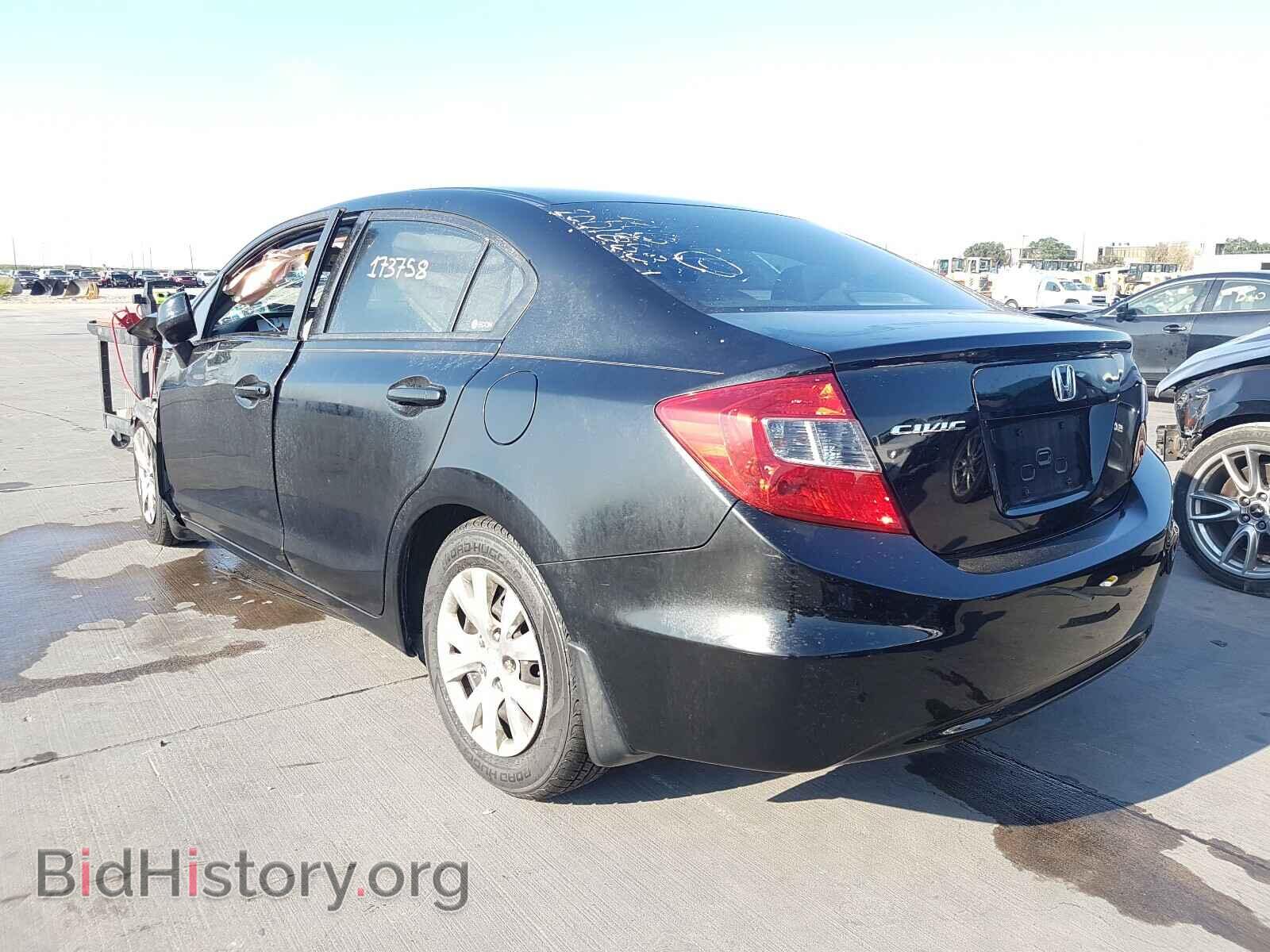 2012 HONDA CIVIC - VIN: 2HGFB2F51CH594943 - Фото 3