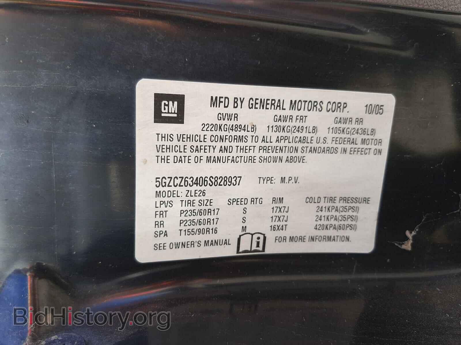 2006 SATURN VUE - VIN: 5GZCZ63406S828937 - Photo 10