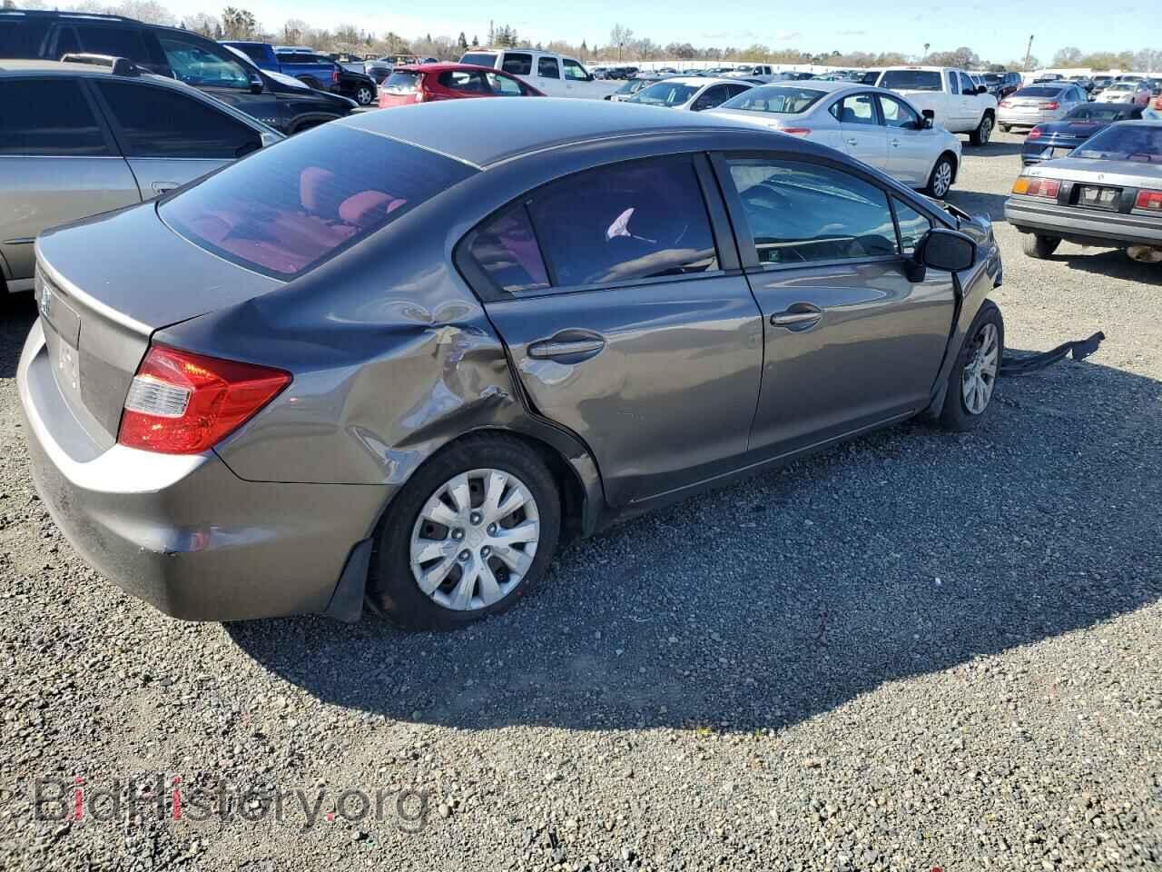 2012 HONDA CIVIC - VIN: 19XFB2F52CE385673 - Фото 3