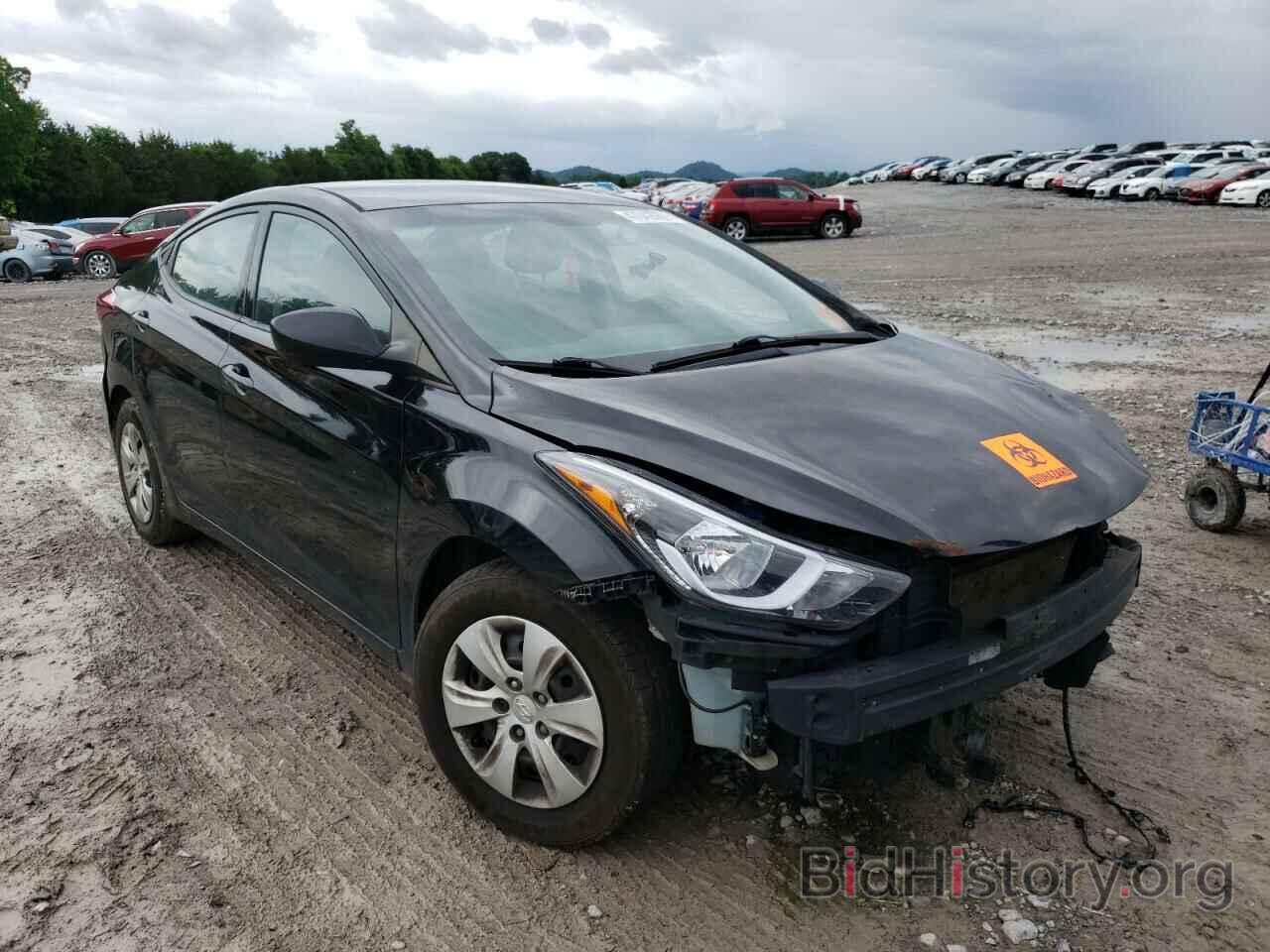 Photo 5NPDH4AE4GH668490 - HYUNDAI ELANTRA 2016