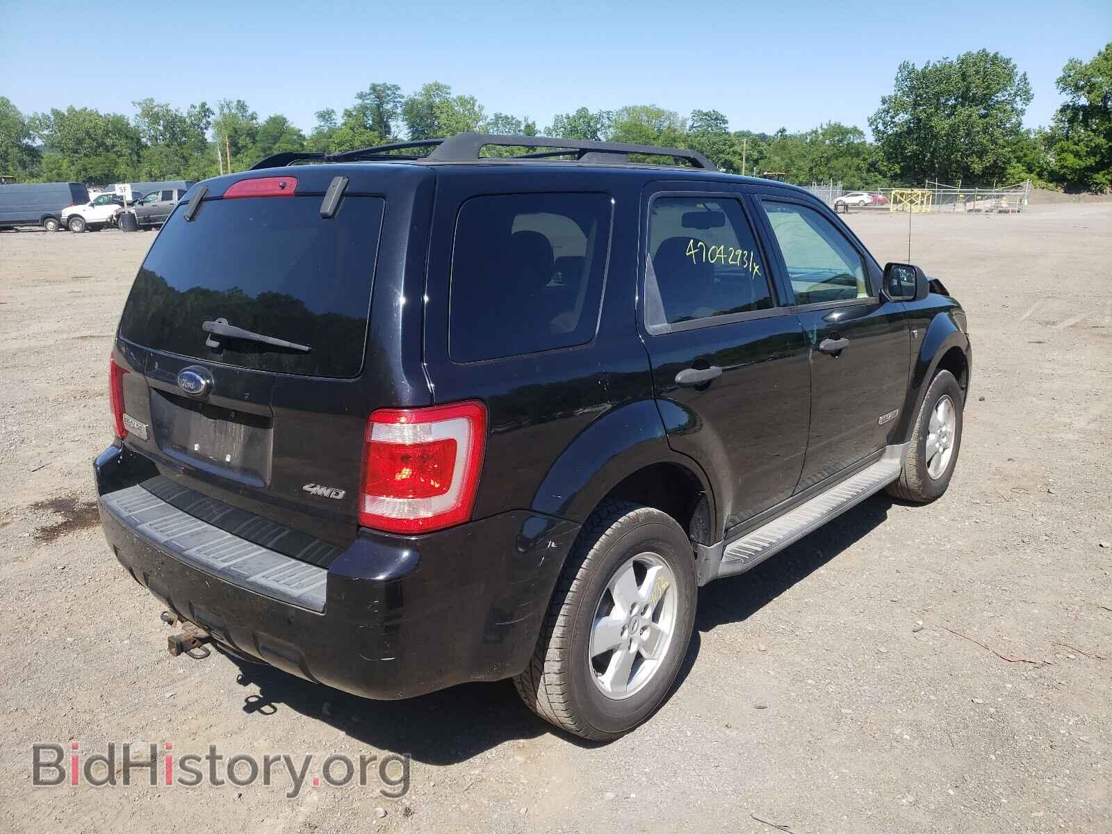 2008 FORD ESCAPE - VIN: 1FMCU93178KC67674 - Фото 4