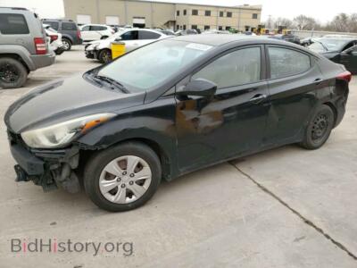 2016 Hyundai ELANTRA SE, black — VIN KMHDH4AE2GU643797, Copart