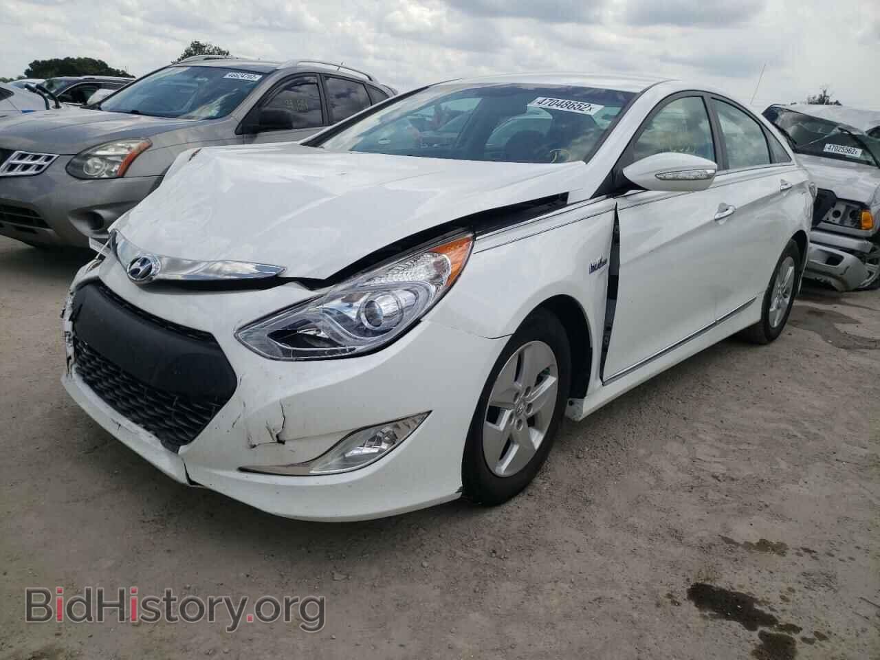 2012 HYUNDAI SONATA - VIN: KMHEC4A44CA046706 - Фото 2