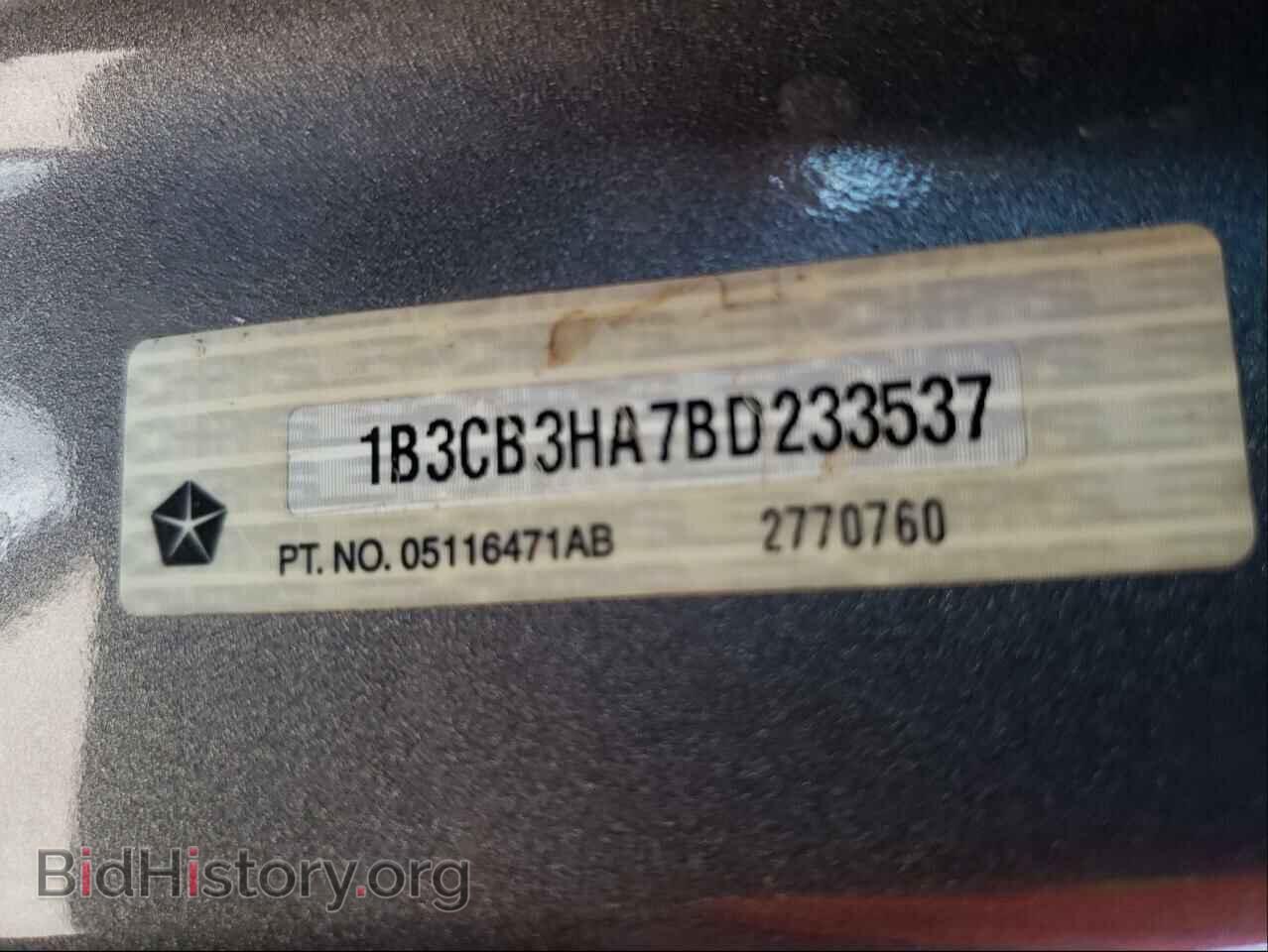 2011 DODGE CALIBER - VIN: 1B3CB3HA7BD233537 - Фото 10