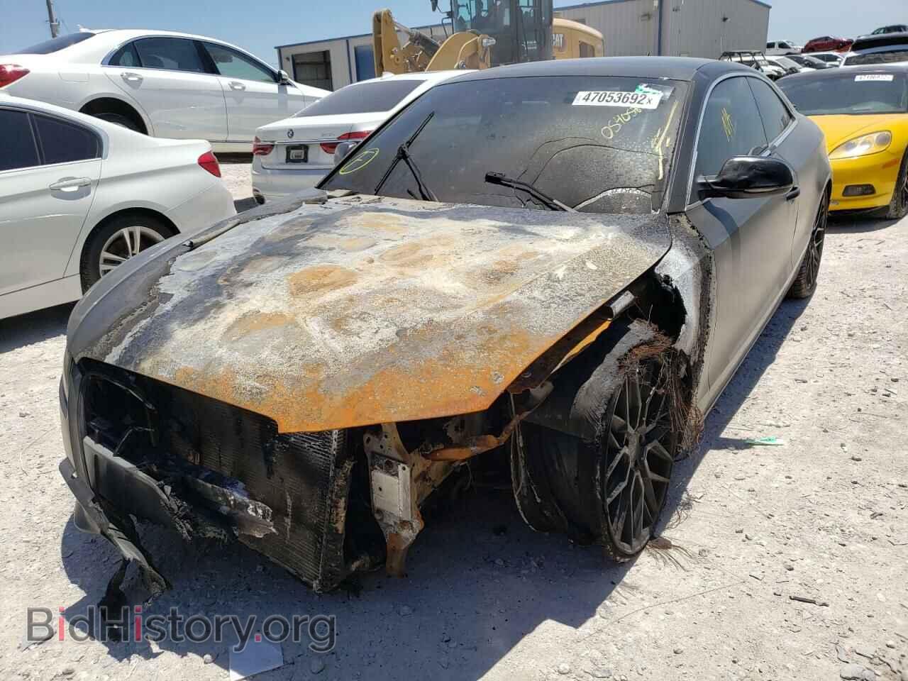 2010 AUDI A5 - VIN: WAUCFAFR2AA054058 - Фото 2
