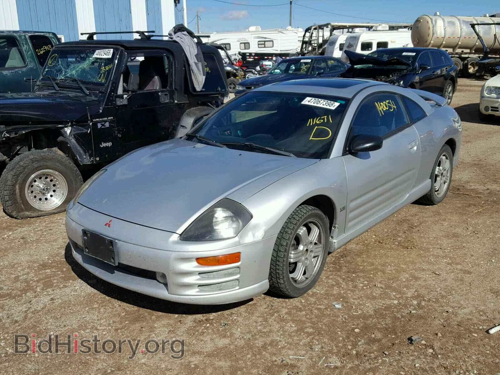 2000 MITSUBISHI ECLIPSE - VIN: 4A3AC84L5YE111671 - Фото 2
