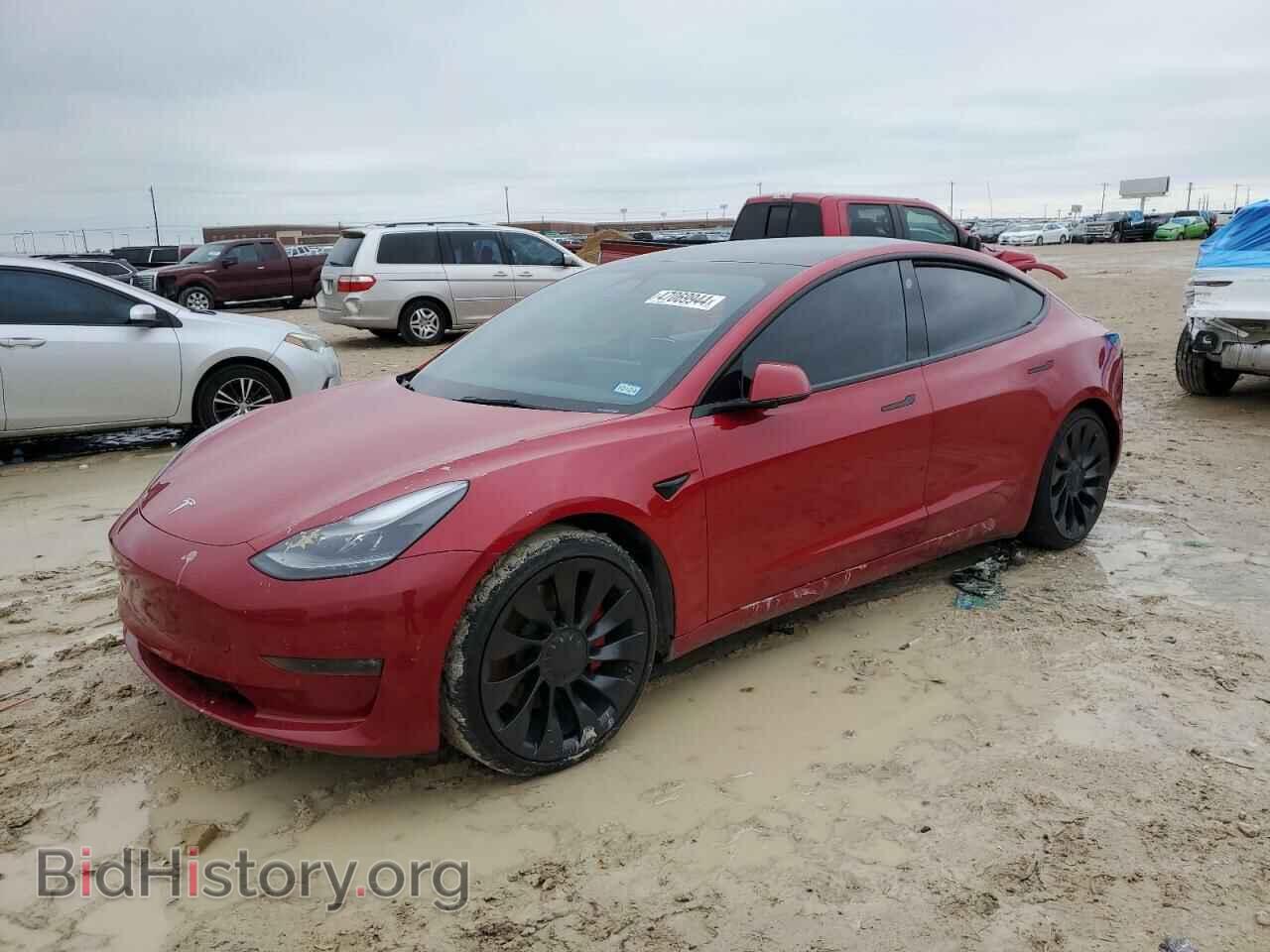 Photo 5YJ3E1EC8MF092506 - TESLA MODEL 3 2021