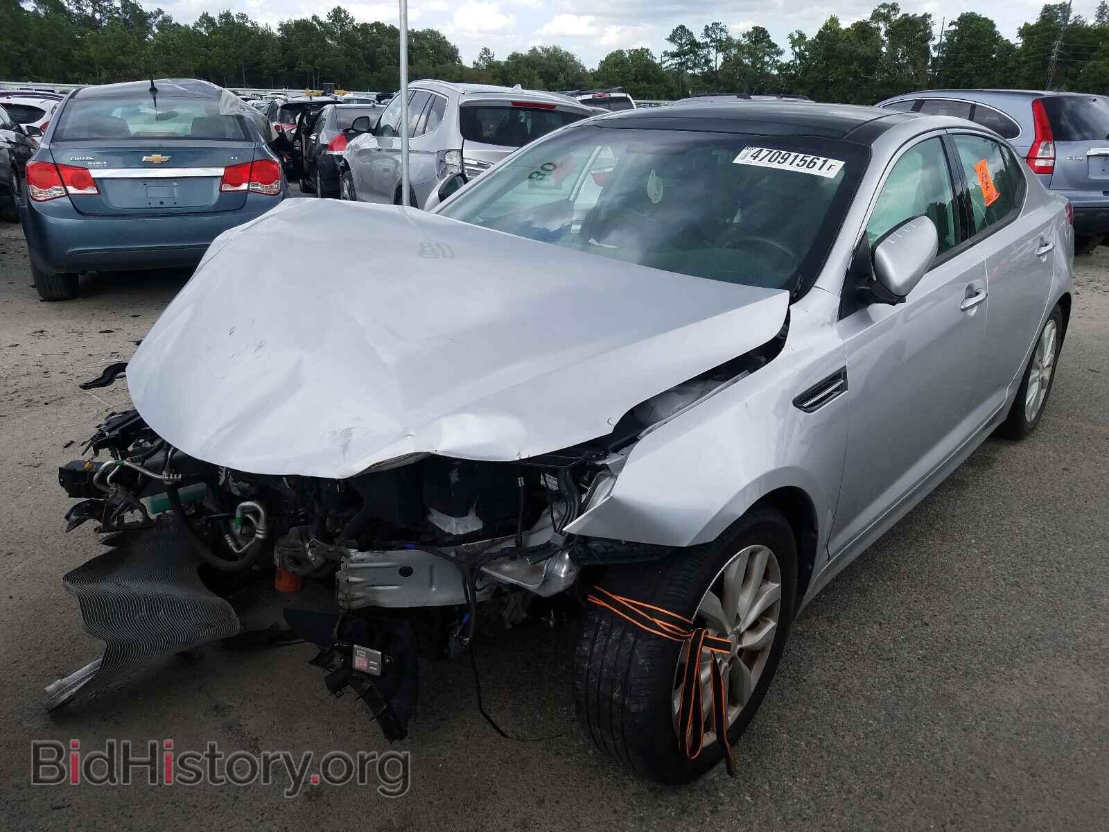 2014 KIA OPTIMA - VIN: 5XXGN4A75EG305552 - Фото 2