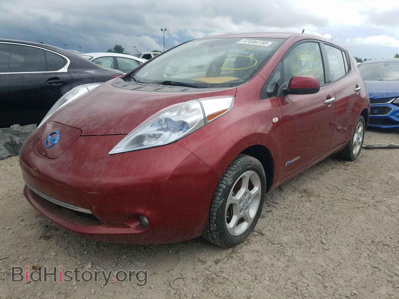 2012 NISSAN LEAF - VIN: JN1AZ0CP8CT019694 - Фото 2