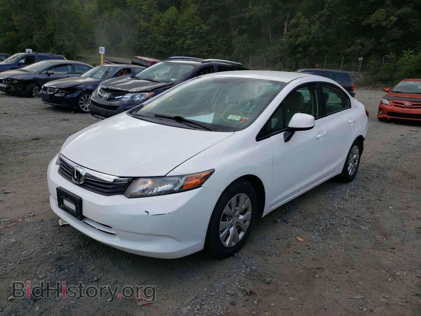 2012 HONDA CIVIC - VIN: 2HGFB2F5XCH580698 - Фото 2