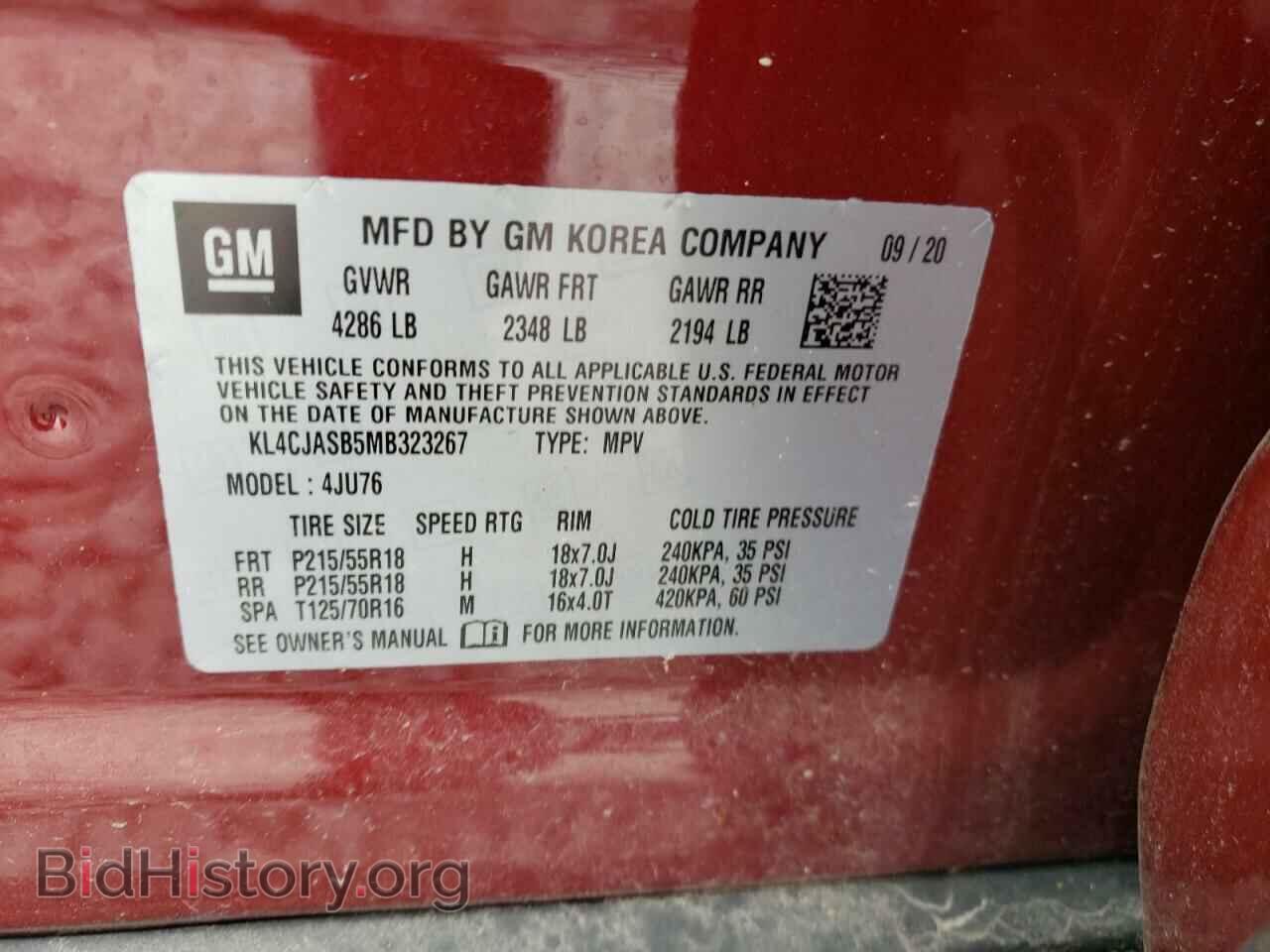 2021 BUICK ENCORE - VIN: KL4CJASB5MB323267 - Photo 10