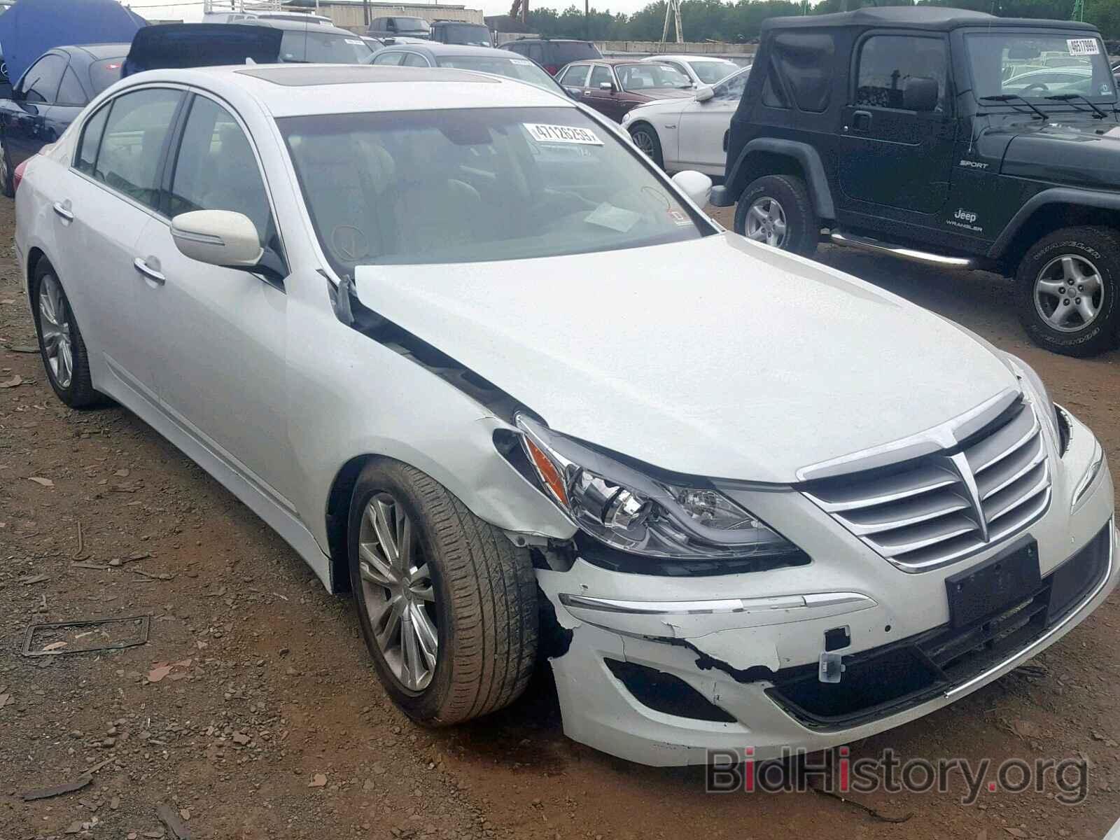 Photo KMHGC4DD2CU184490 - HYUNDAI GENESIS 2012